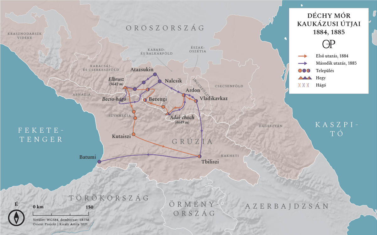 Déchy Mór Kaukázusi útjai 1884,1885