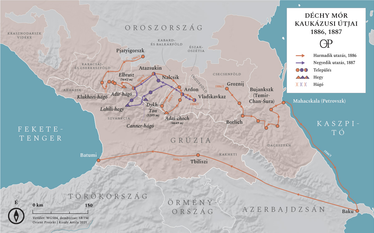 Déchy Mór Kaukázusi útjai 1886,1887