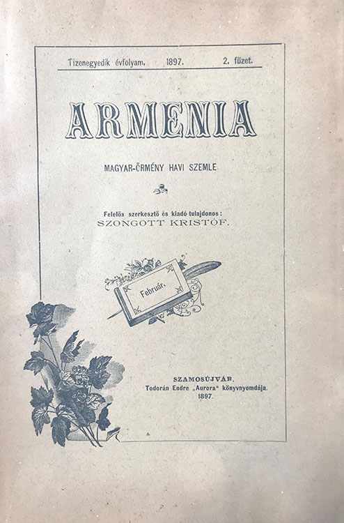Armenia folyóirat 1897.