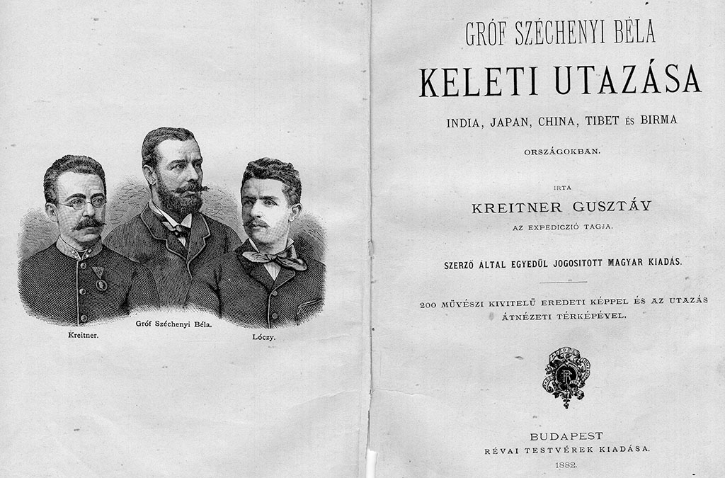 A Széchenyi expedícióról készült kötet. Budapest 1882.