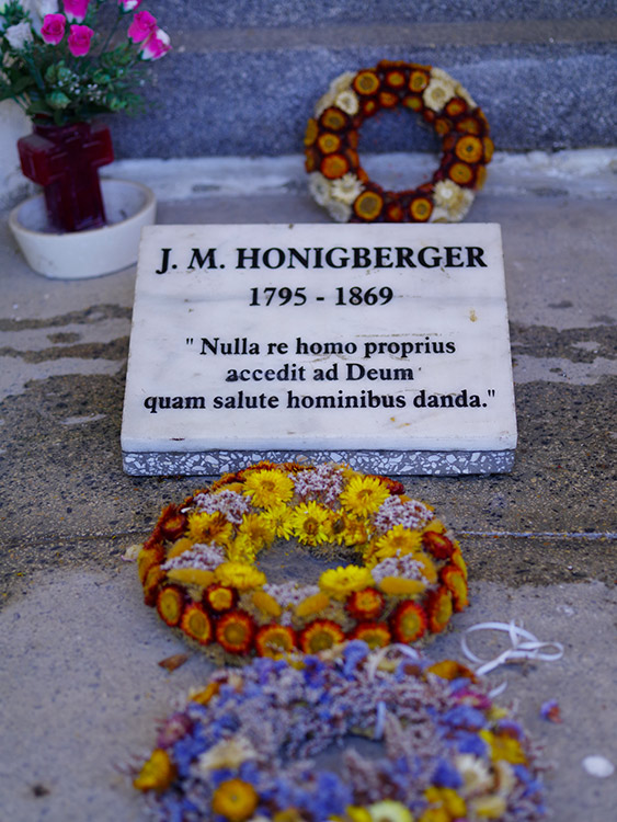 Honigberger János sírja, 2021. július