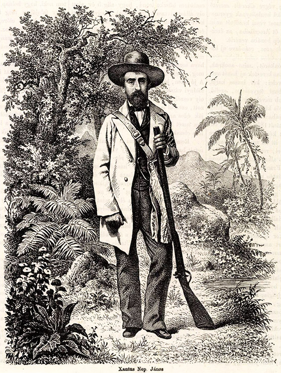 Xántus portré Képes Ujsag 1859.11.27. 19. sz