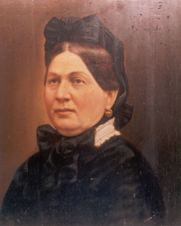 Telléry János édesanyja, Telléry Jozefa (1812–1878) arcképe.