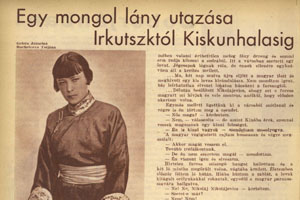 Egy mongol lány utazása Irkutszktól Kiskunhalasig