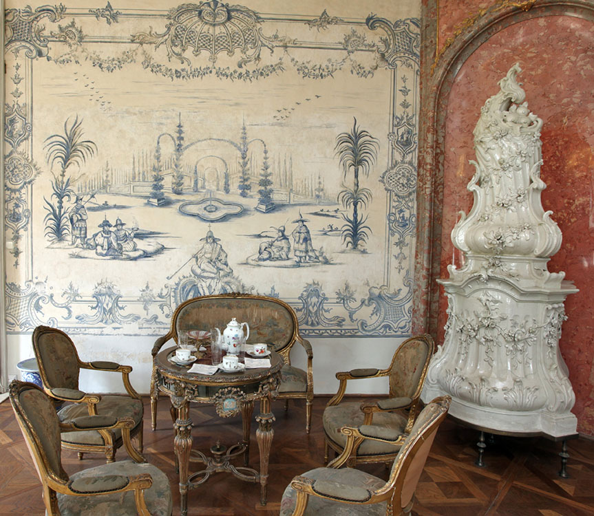 A fertődi Esterházy-kastély kínai lakkszobája