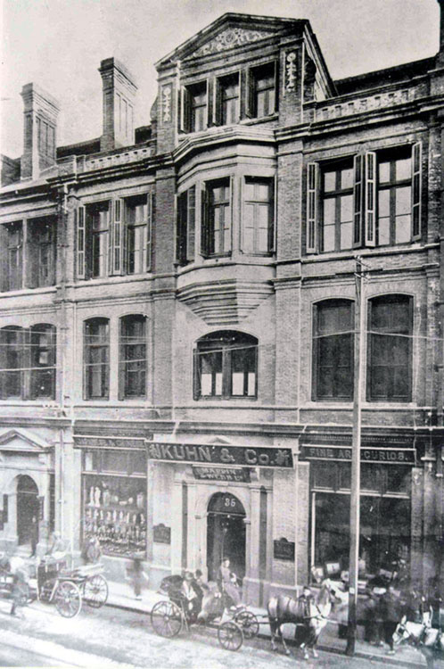 1903 körül a Kuhn Shanghai Shop