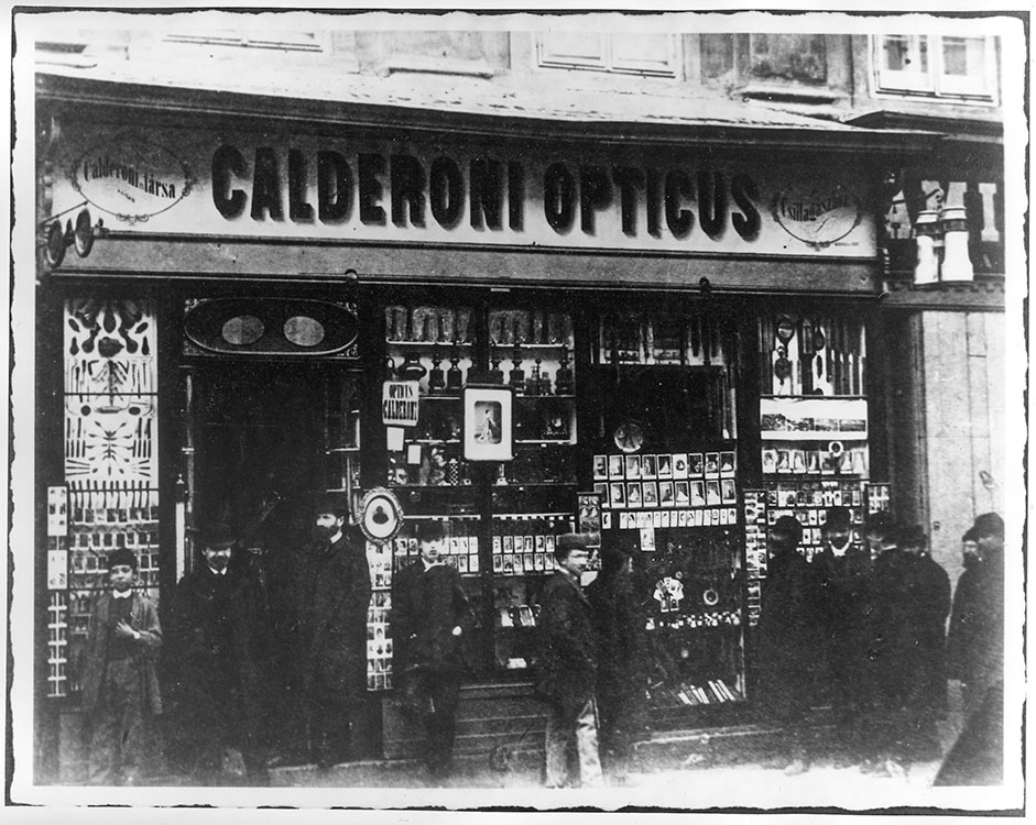 Ismeretlen. Calderoni és Társa régi üzlete. 1869. HFA A.478. © Szépművészeti Múzeum