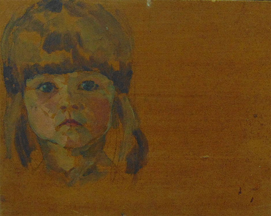 Az első portrém, Gyenesdiás, 1919