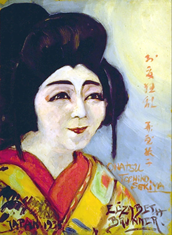 Szekija Tosiko portréja, Tokió, 1935