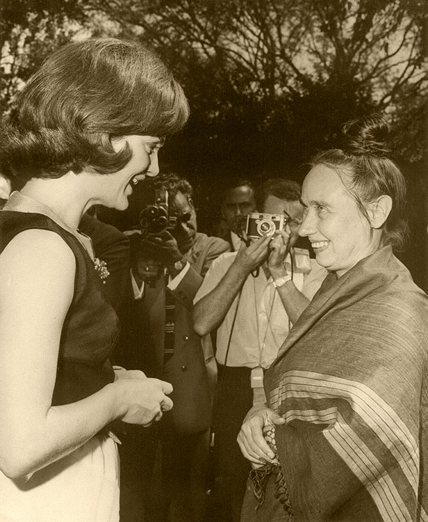 Jacqueline Kennedyvel, Újdelhi, 1962