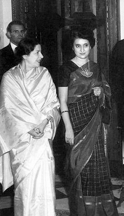 Fori és Indirá Gándhí 1961