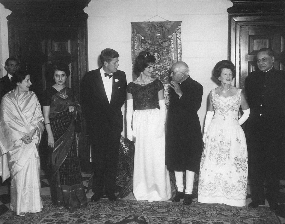 Jawaharlal Nehru által, John F. Kennedy tiszteletére rendezett vacsorán, 1961-ben