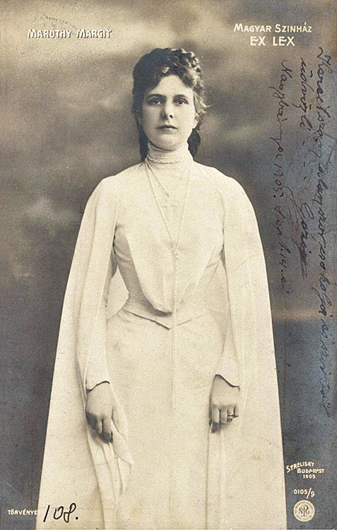 Gömöry Olivérné Maróthy Margit (Strelisky-fotó, 1905)