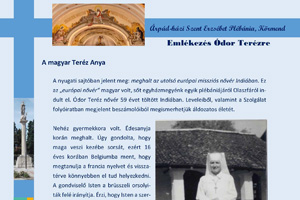Emlékezés Ódor Terézre. Dr. Gyürki László pápai prelátus