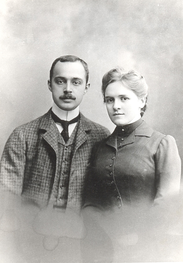 A szülők: Ifj. Tömöry Károly és Papp Edith