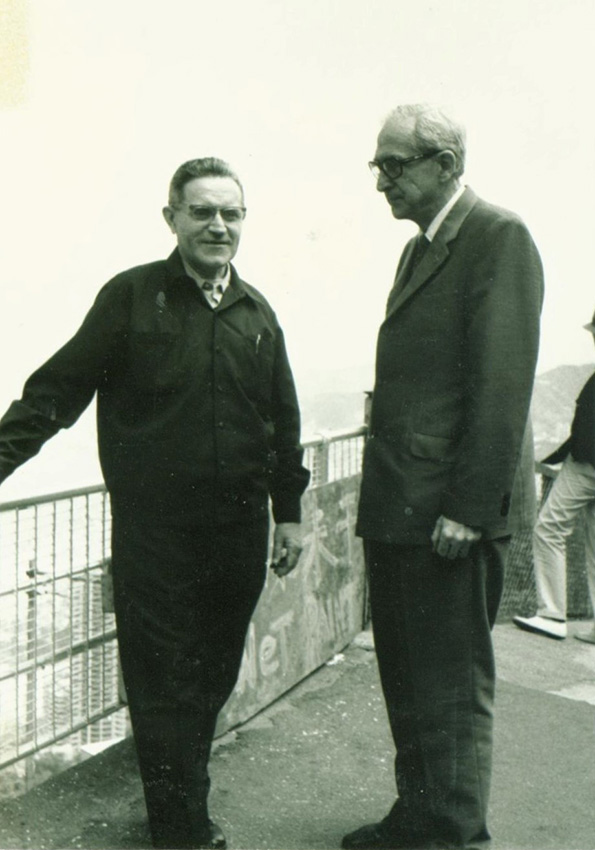 Bencze István és Ladányi László 1973-ban. Forrás: JTMR Levéltár