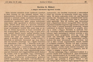 Kertész K. Róbert a magyar művészetek ügyeinek vezetője