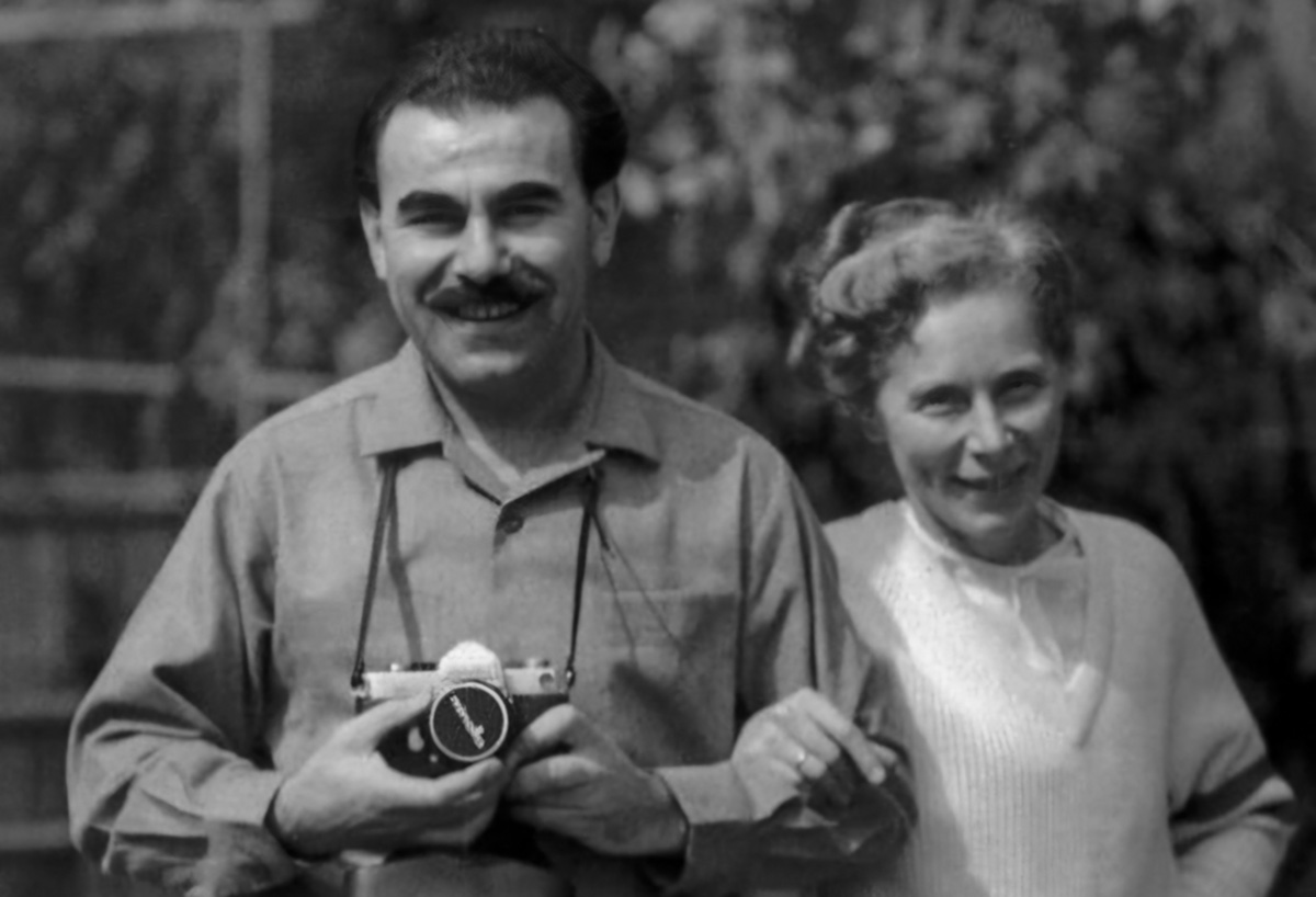 Székács Imre és felesége, Székácsné Vida Mária 1963-ban