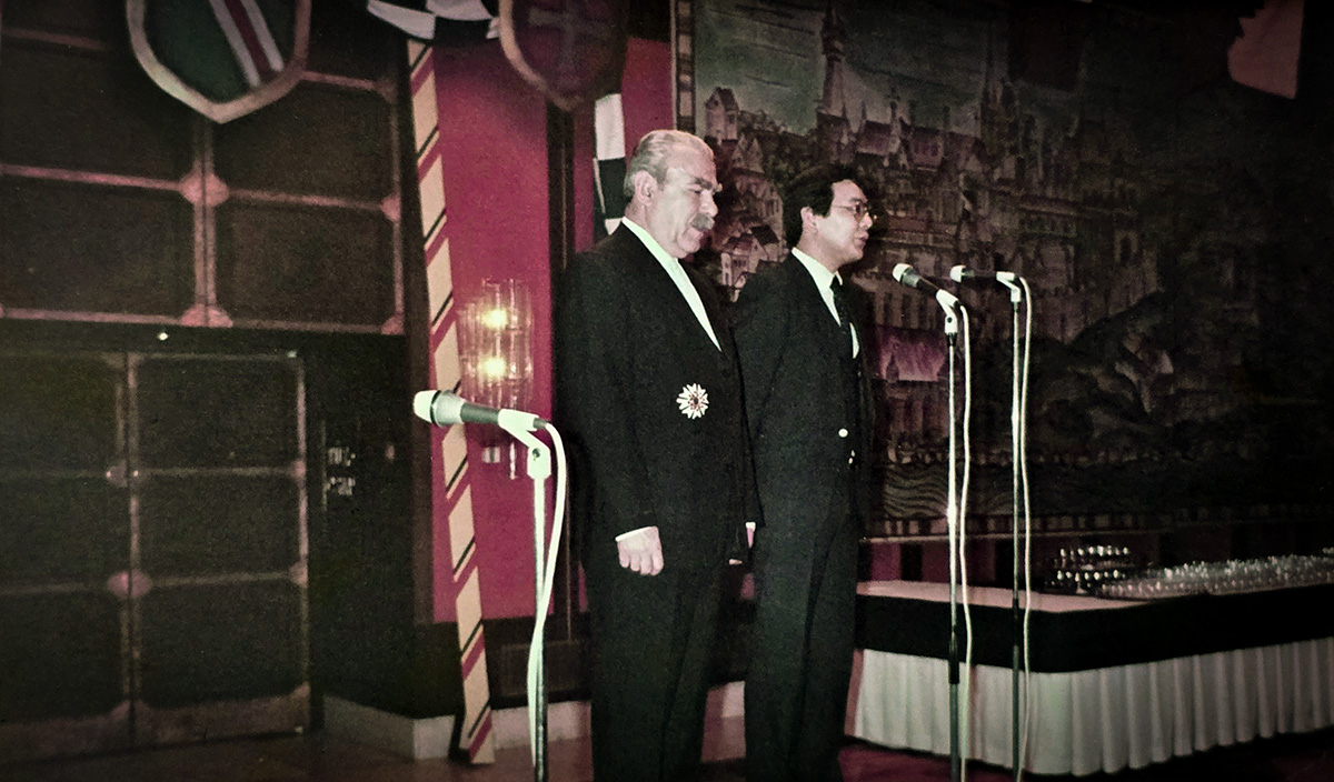 Beszéd a fogadáson. 1985. február 2.