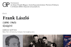Mervay Mátyás: Frank László 