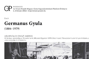 Udvarvölgyi Zsolt: Germanus Gyula 