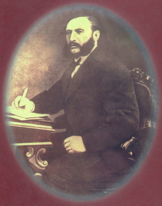 Leitner Láhórban, 1870-es évek. Forrás: A Writings of Dr. Leitner: Islam, education, Dardistan, politics and culture of Northern areas c. könyv, Láhór, 2002.