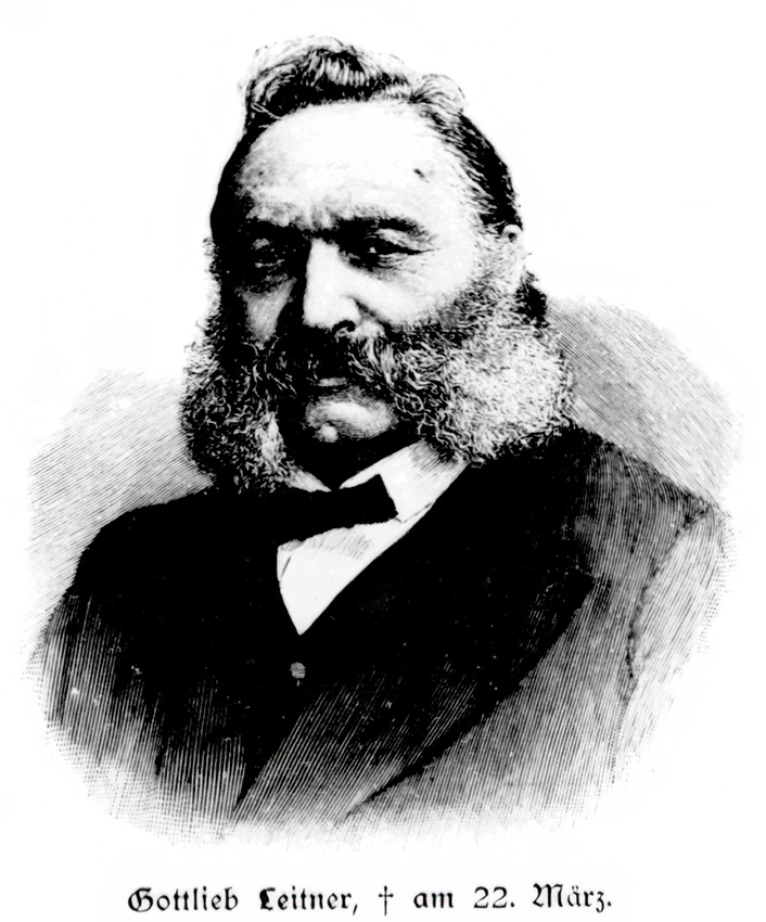 Leitner portréja röviddel halála előtt, 1899. Forrás: Wikipedia