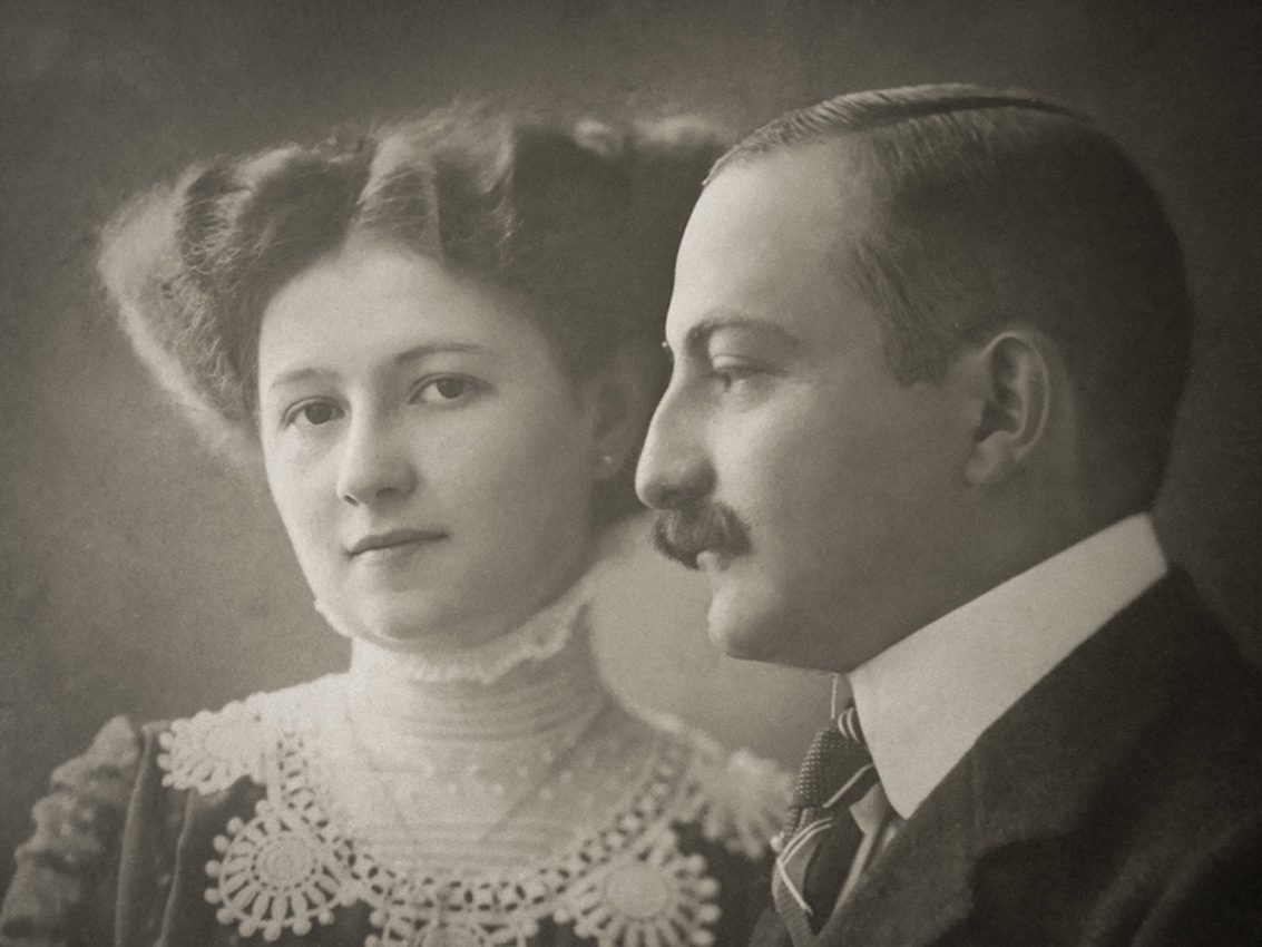 Lénárd Jenő és felesége, Hoffman Ilona. Ismeretlen felvétele, 1910 körül. Forrás: Giovanni S. Lenard családi archívuma