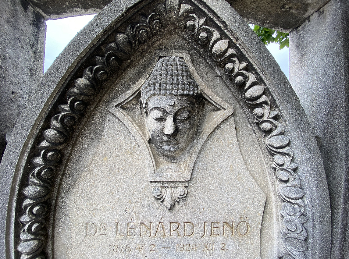Lénárd Jenő sírja Klosterneuburgban. Nagy Elek felvétele, 2023. július 1.